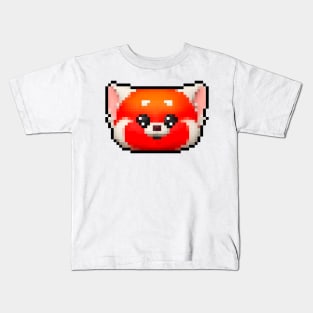 Red Panda with Cute Eyes Kids T-Shirt